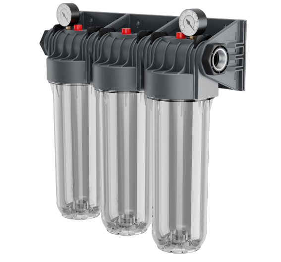 EUROFIL MANOMETRELİ 10'' 3'LÜ